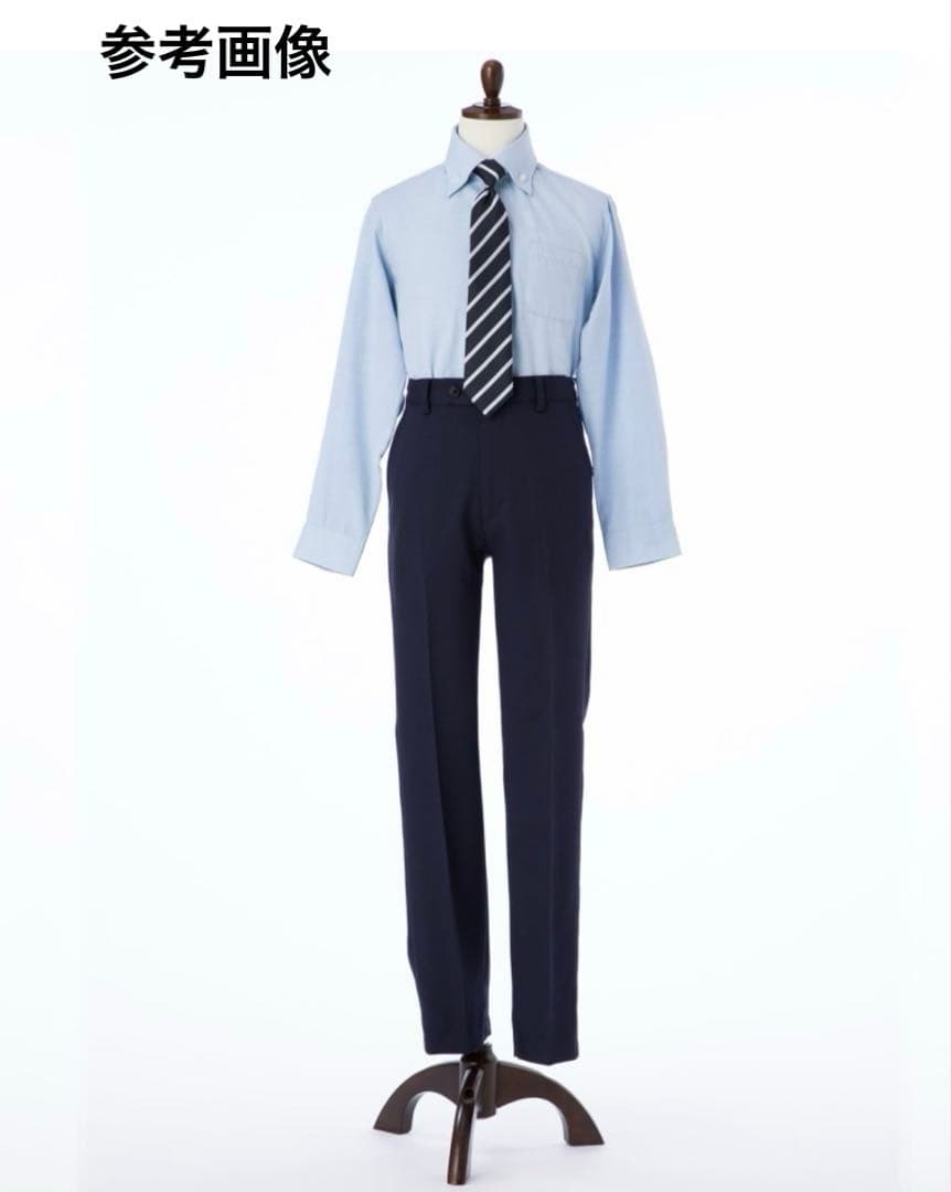 【6点セット】170cm スーツ 男の子 紺色 卒業式 セレモニー　冠婚葬祭