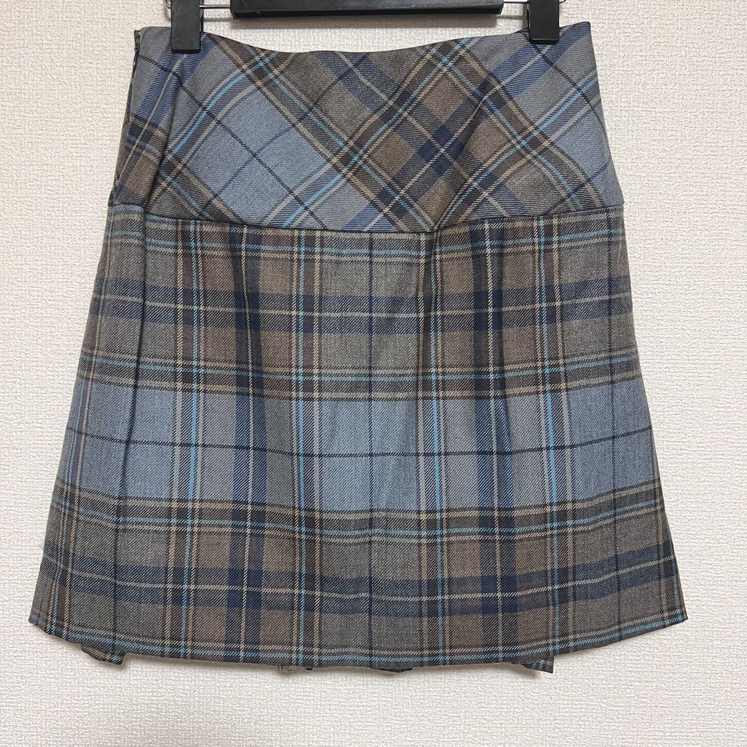 ヴィヴィアンウエストウッド チェック 変形スカート　ミニ
