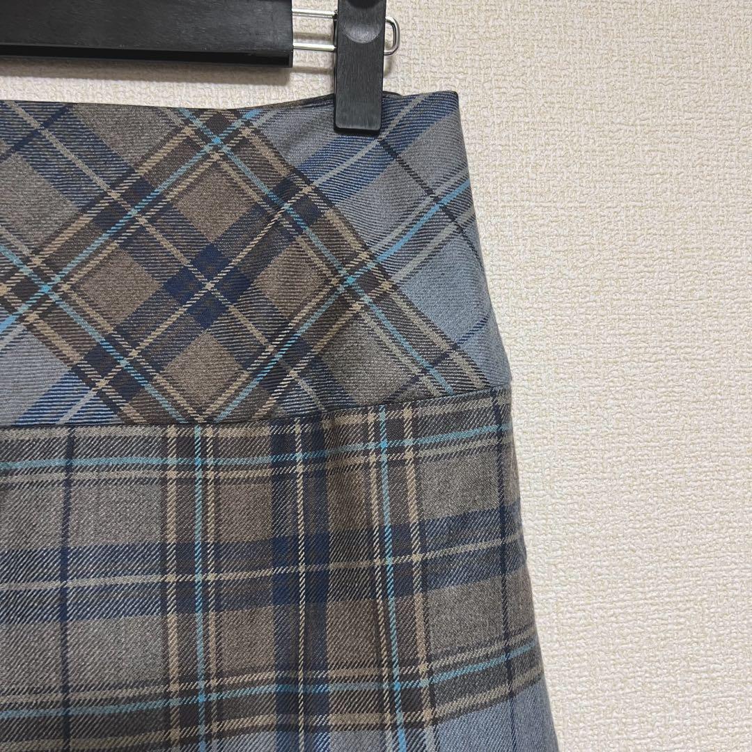 ヴィヴィアンウエストウッド チェック 変形スカート　ミニ