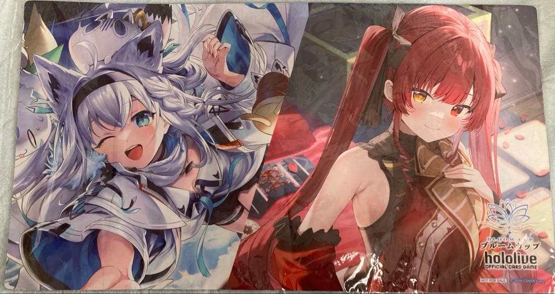 ブルームカップ　プレイマット　白上フブキ　宝鐘マリン