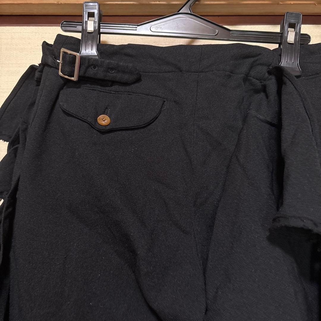 後染めギャルソン変形ボトムス