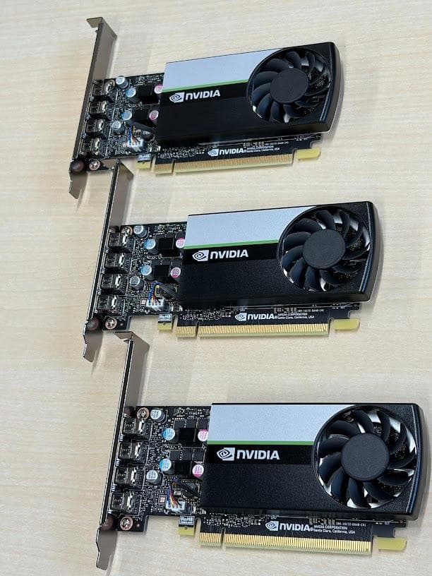 ☆ 新品未使用 ☆ NVIDIA T1000 8GB グラフィックボード*3個