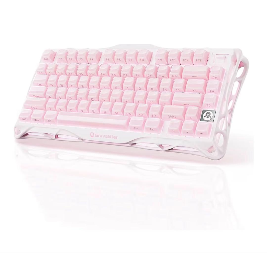 Gravistar Mercury K1 メカニカルキーボード 桜ピンク