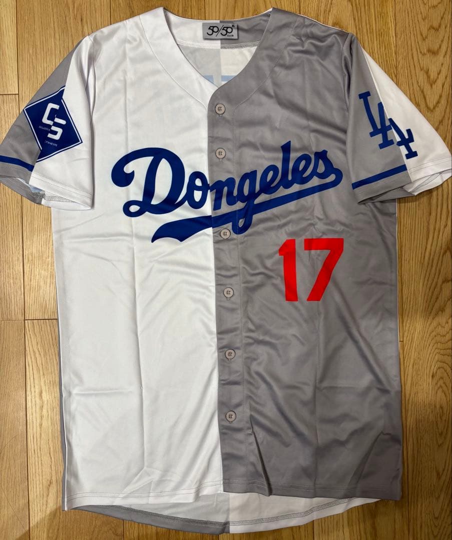 ⭐️MVP受賞セール！！⭐️大谷翔平ホーム＆ビジターミックスハーフサインユニフォーム