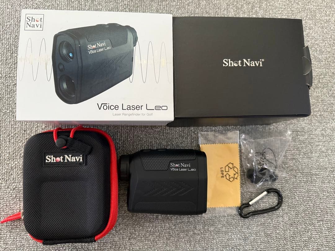 ShotNavi VoiceLaser Leo ケース付き　ブラック