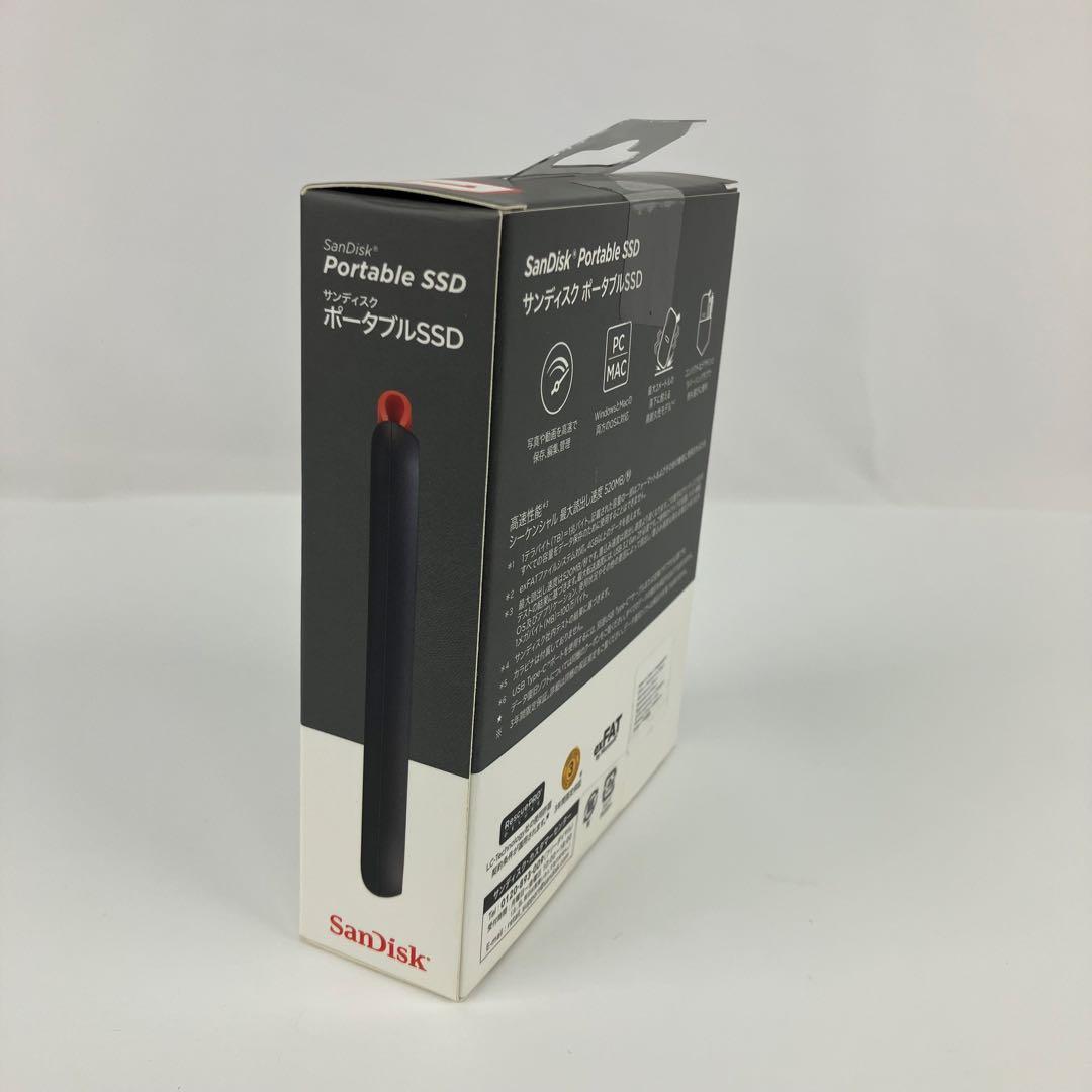 【新品】SDSSDE30-1T00-J25 ポータブルSSD 1TB 迅速配送