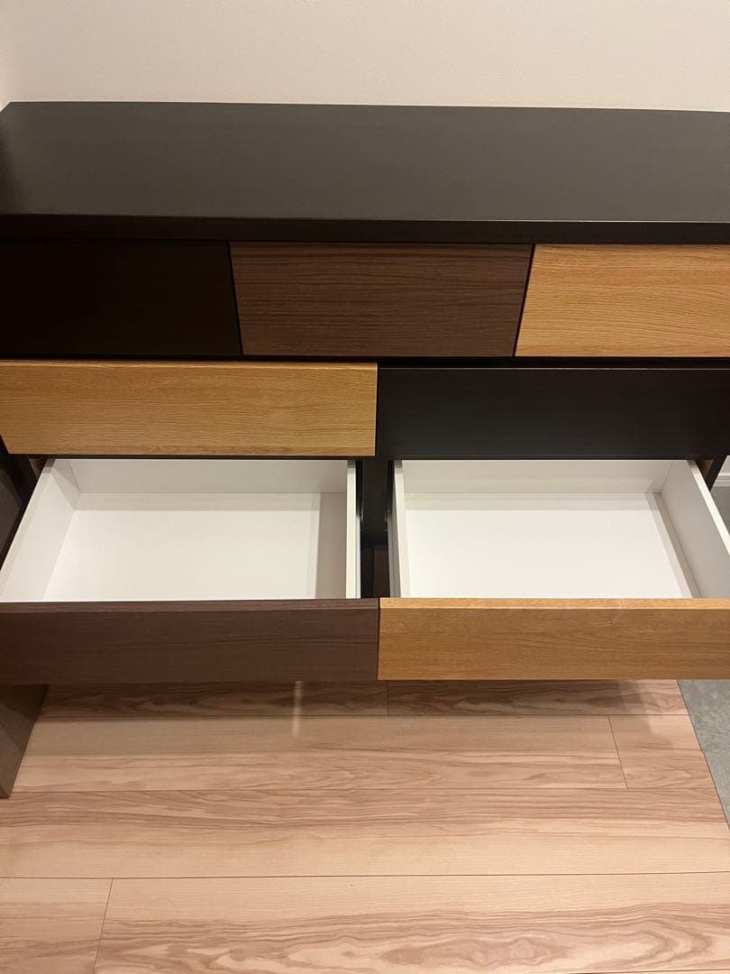 【お値下げ送料込】ニトリ　 ローチェスト　幅120cm　モダンデザイン　カレナ