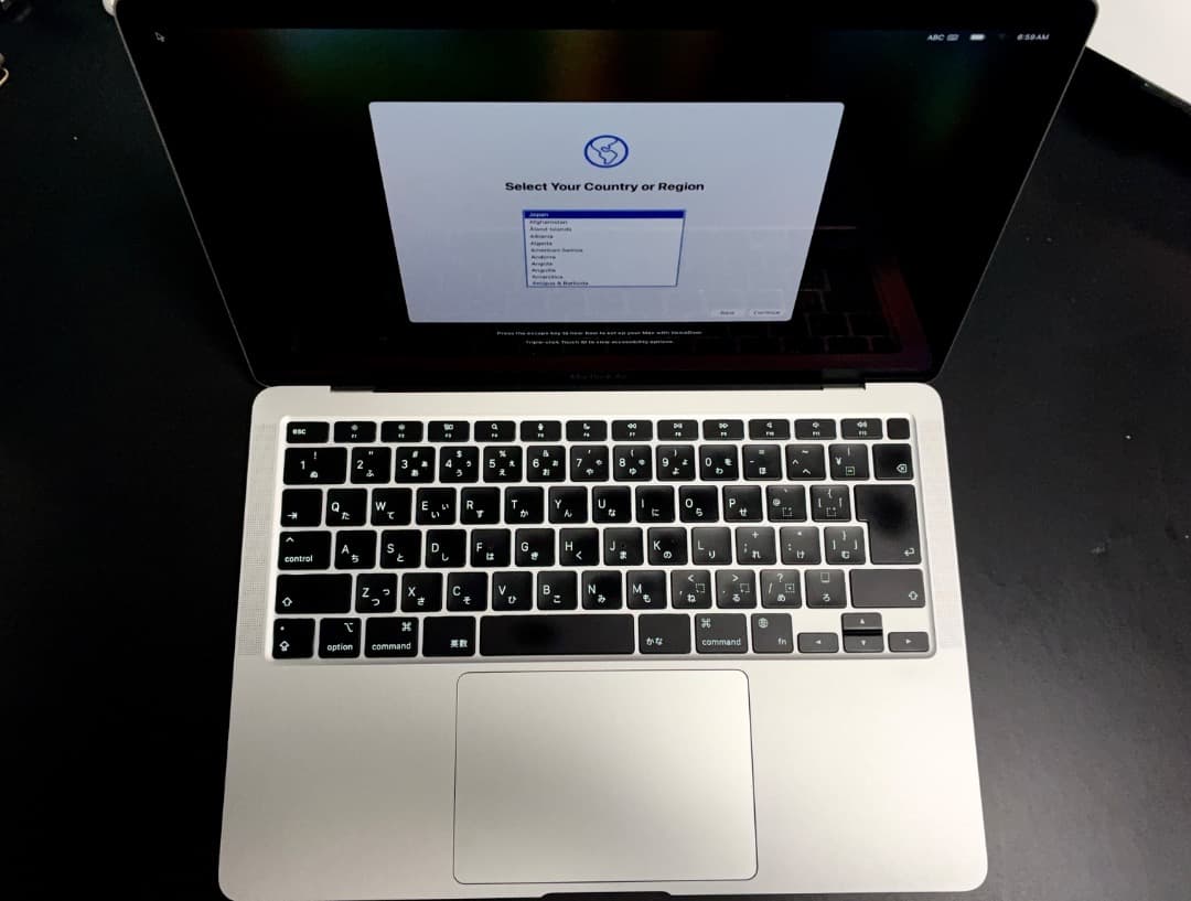 MacBook本体 M1 MacBook Air 2020 16GB SSD1TB