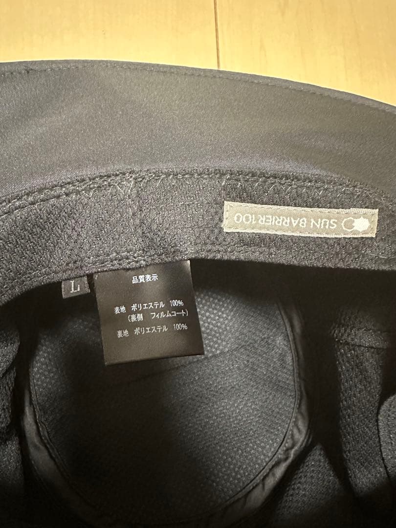 サンバリア100 バケットハット(ブラック-L)