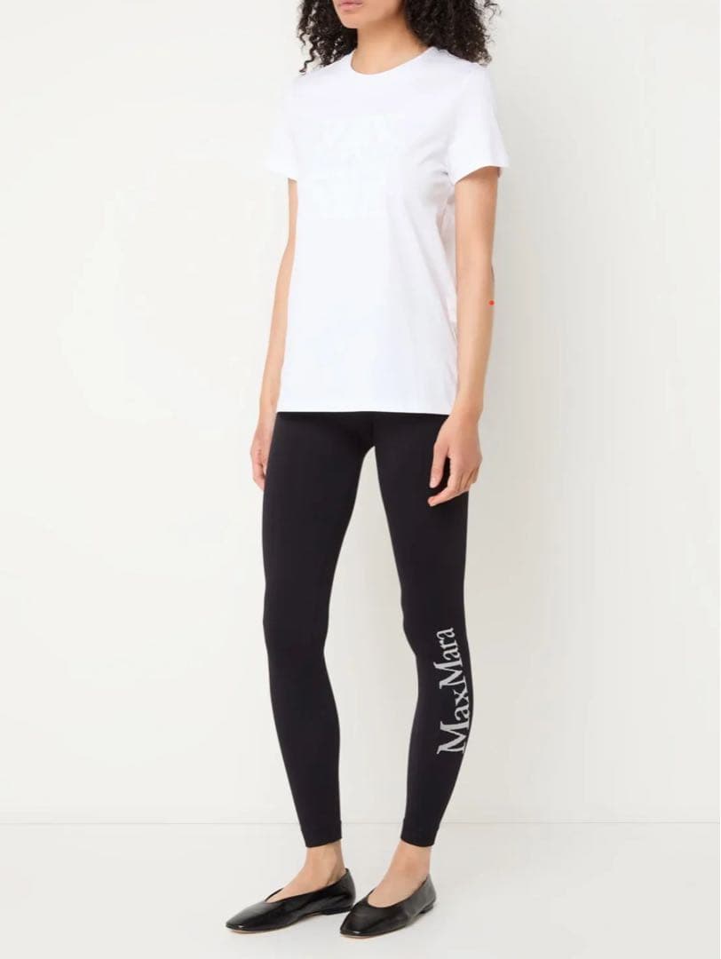 'S MAX MARA BASILEA バジレア テクニカル ロゴ レギンス