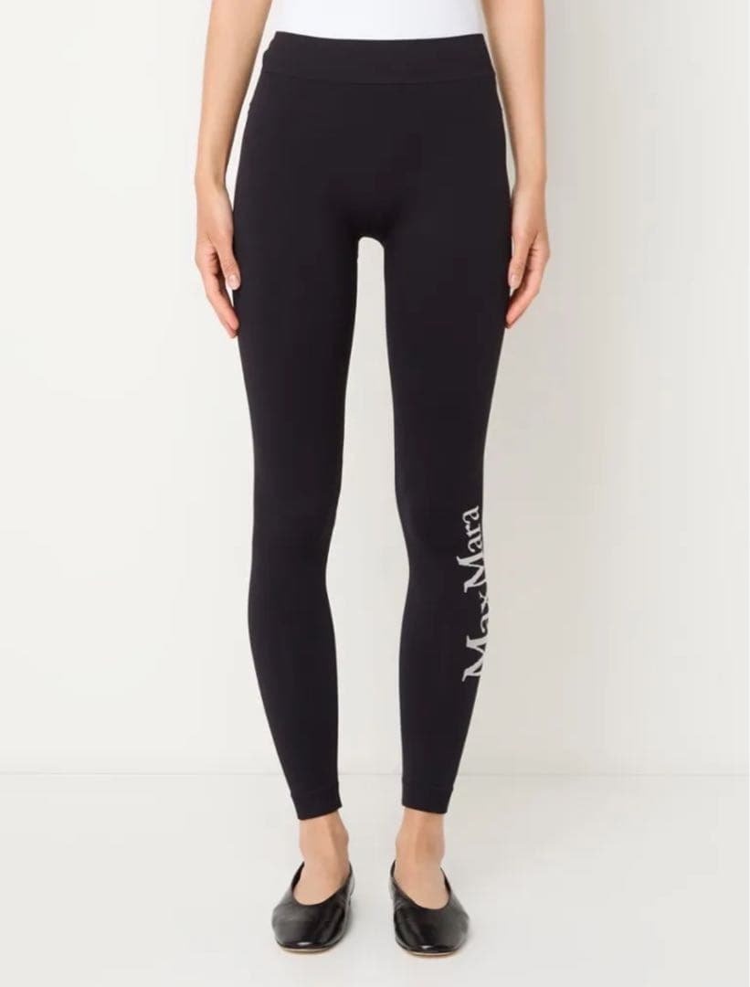 'S MAX MARA BASILEA バジレア テクニカル ロゴ レギンス