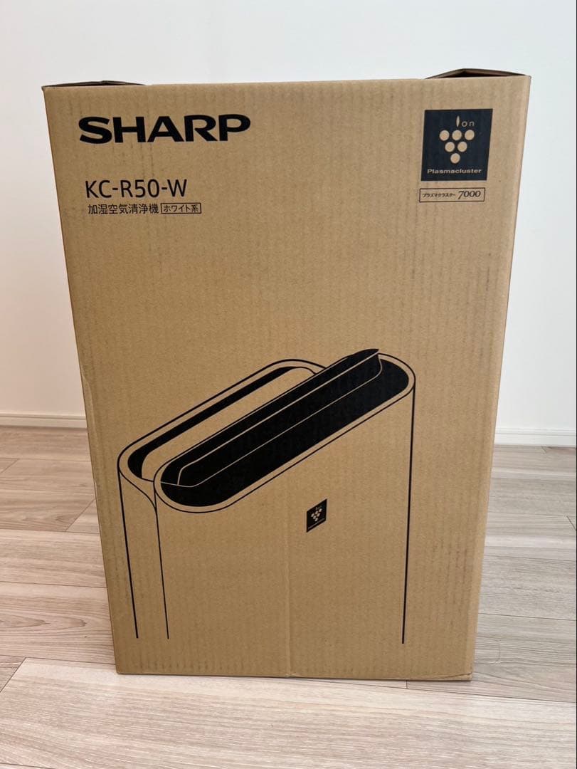 【新品未使用品】SHARP KC-R50-W 加湿空気清浄機