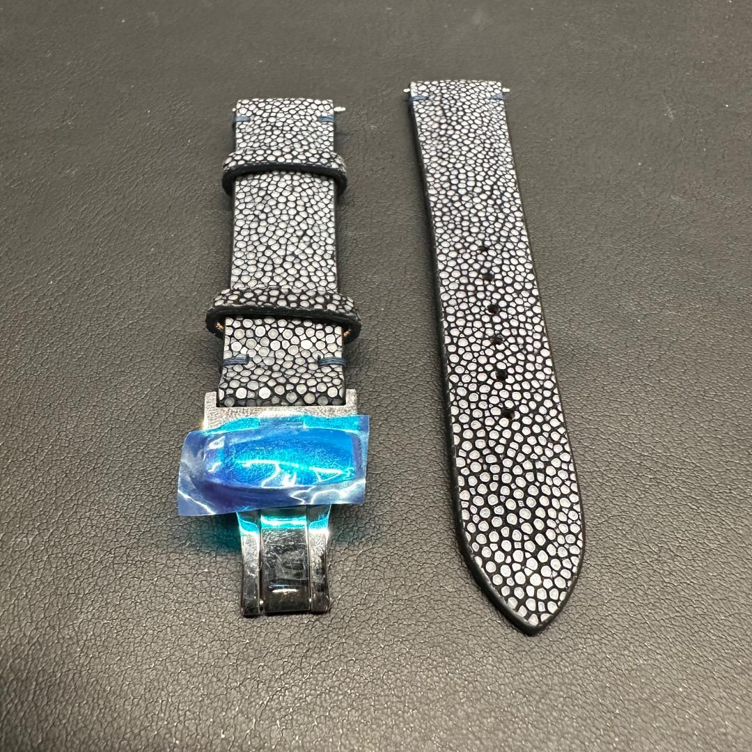 ♡Cb左1007 未使用保管品 VGREEN エイ革 腕時計ベルトのみ