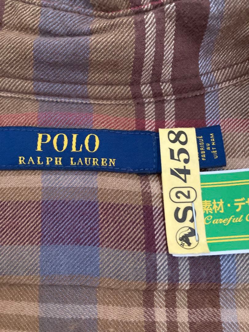 POLO RALPH LAUREN チェック柄シャツワンピース