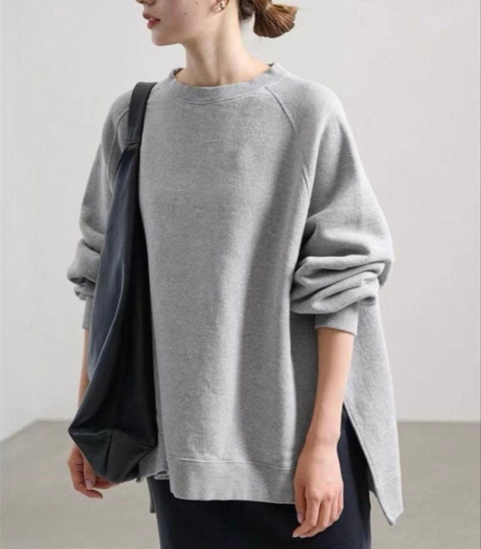 【新品未使用】FRAMeWORK ラグランポンチョスエット　グレー