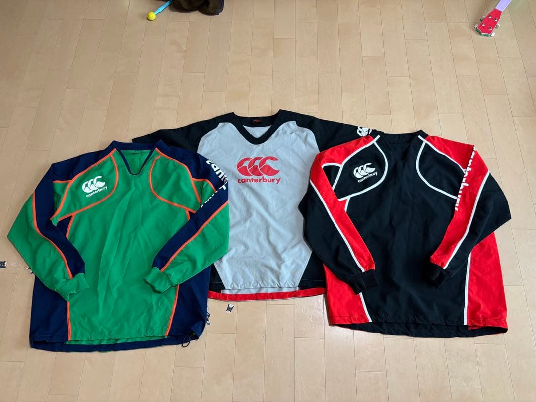 カンタベリー　ラグビー　ピステ　3枚セット3L