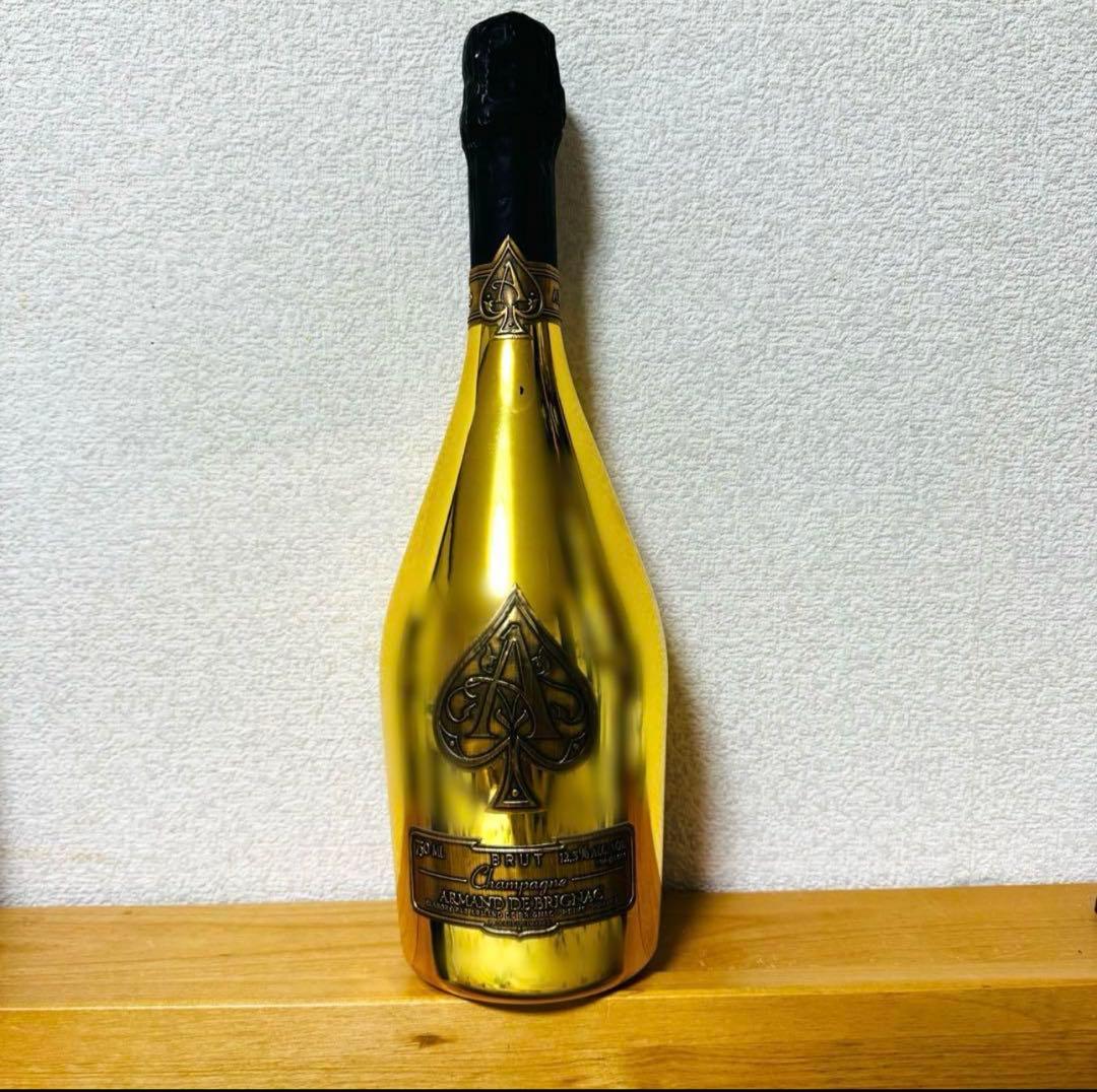 アルマンド　ゴールド　シャンパン　ブリニャック750ml 袋付き