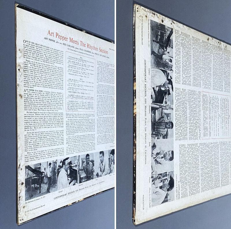 ★現状特価【USオリジナル／MONO／深溝DG】 アート・ペッパー