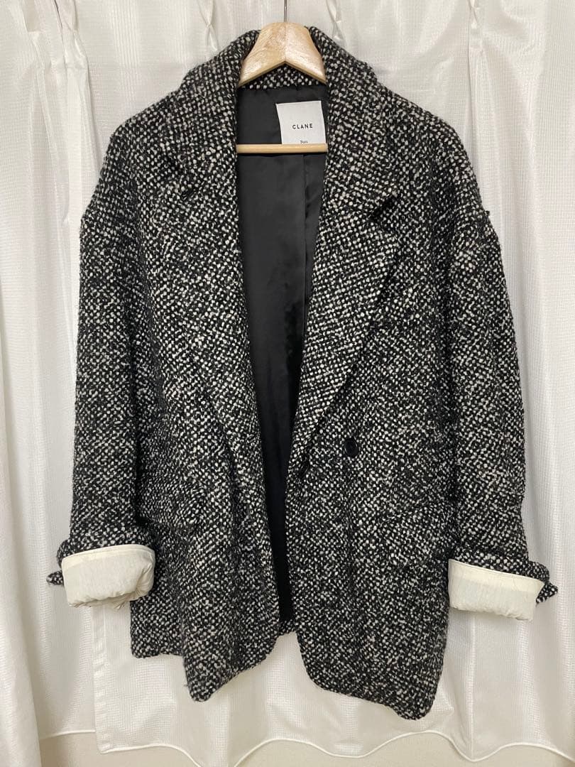 SuzuHirose×CLANE MIX COLOR OVER COAT クラネ