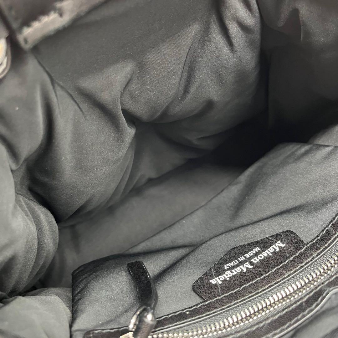 極美品■メゾンマルジェラ グラムスラム ショッピングバッグ 2way ブラック