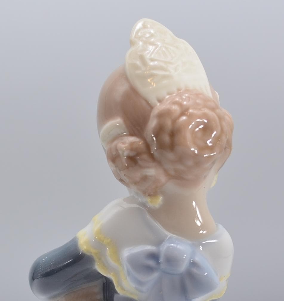 バレンシアの少女　＃4841　★リヤドロ　スペイン　光沢仕上げ　ヴィンテージ