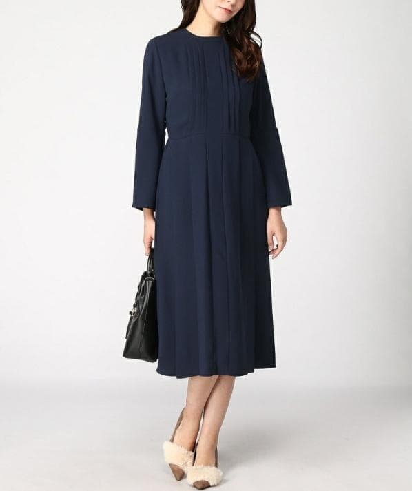 【美品】セルフォード フォーマル ネイビー ワンピース celford