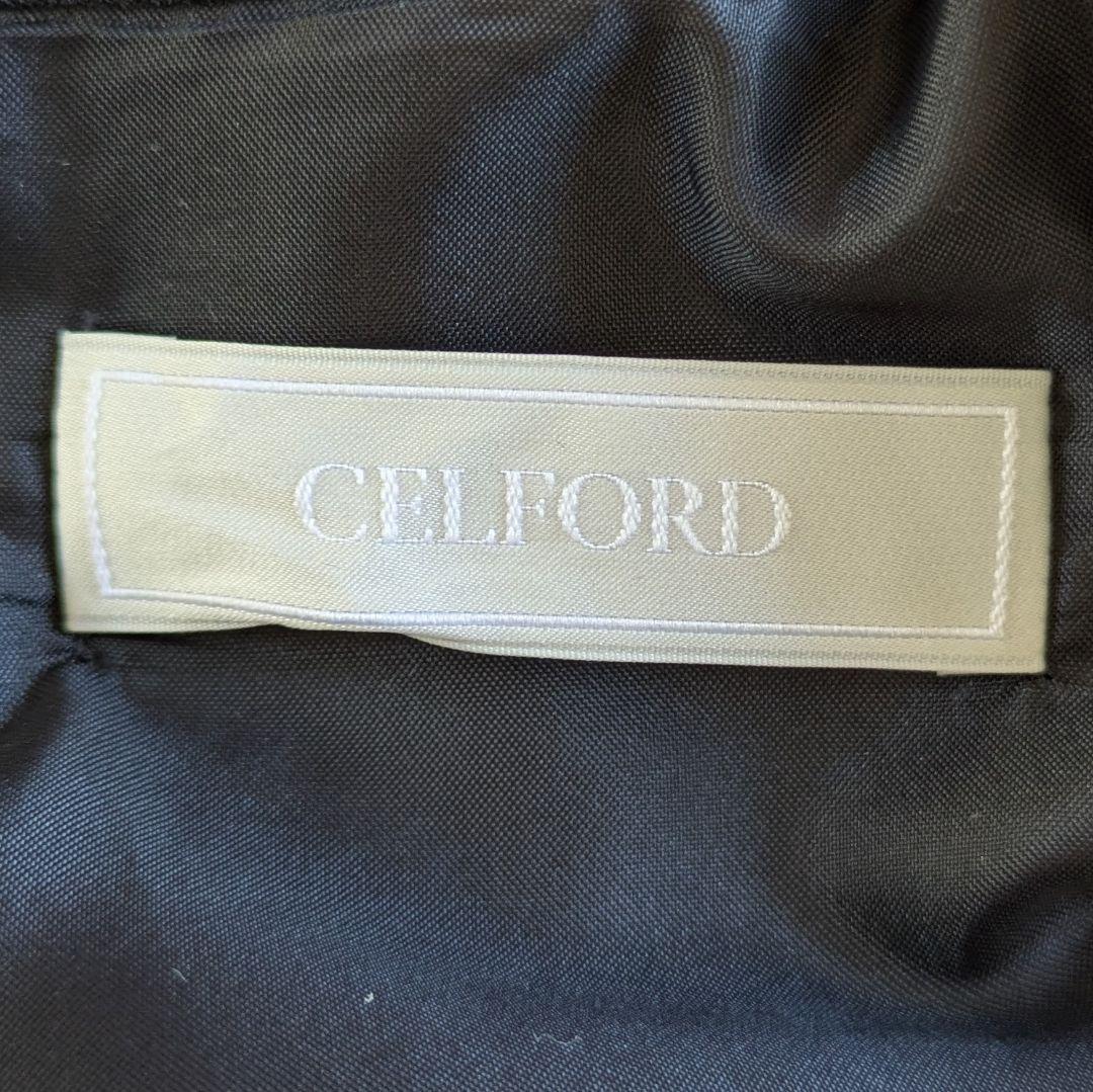 【美品】セルフォード フォーマル ネイビー ワンピース celford