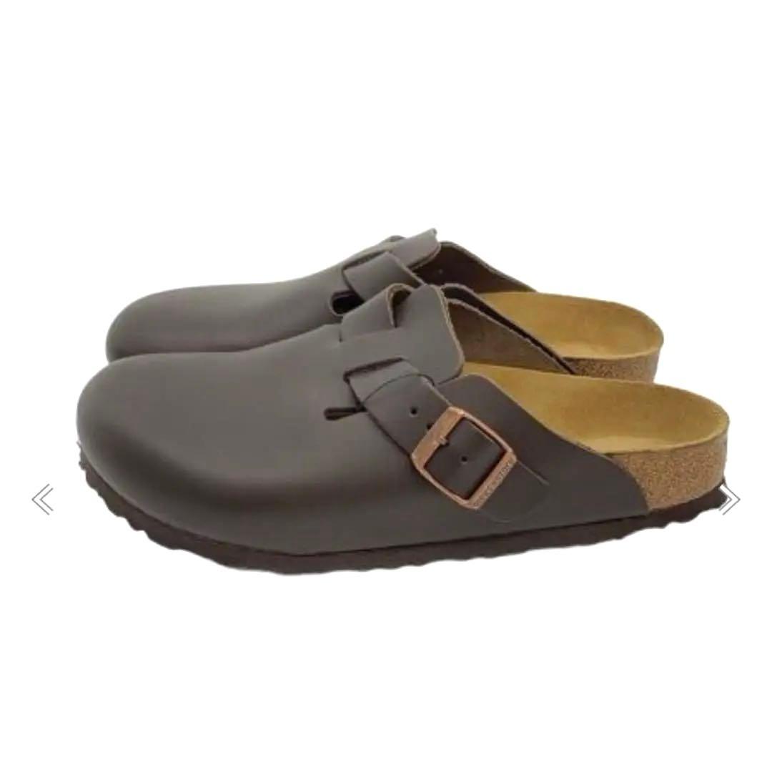 9292 BIRKENSTOCK ボストン レザー 茶 24.5cm