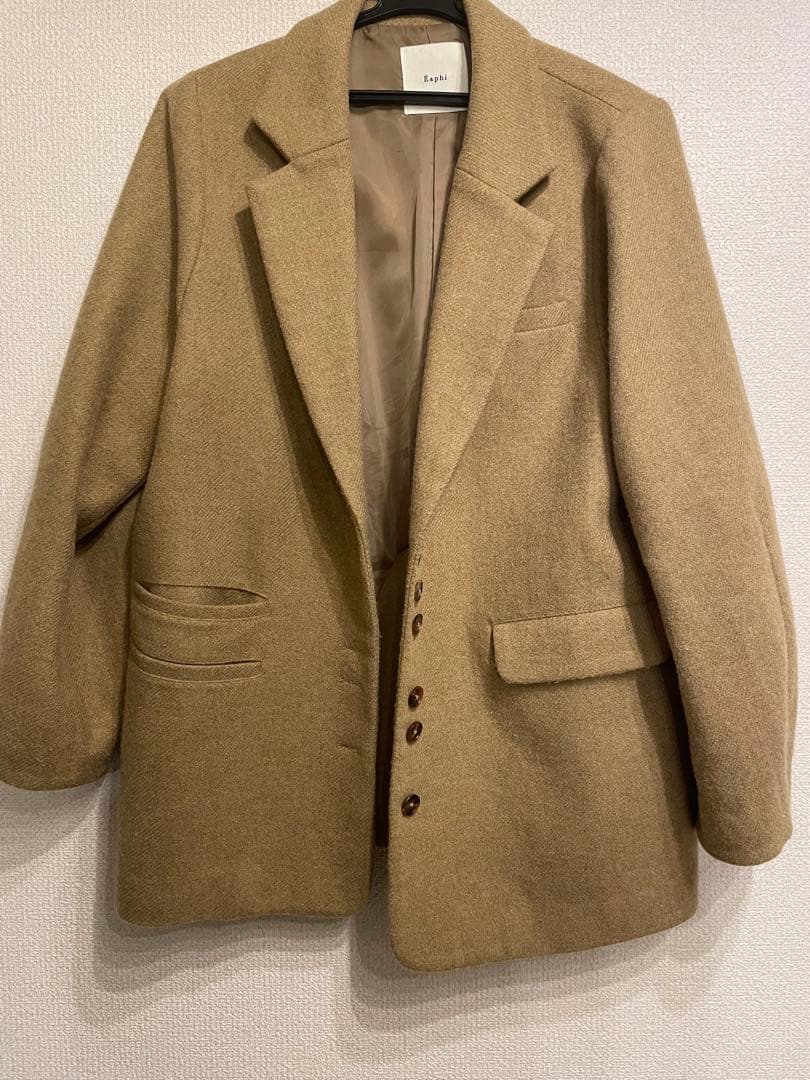 eaphi ウールツイードジャケット