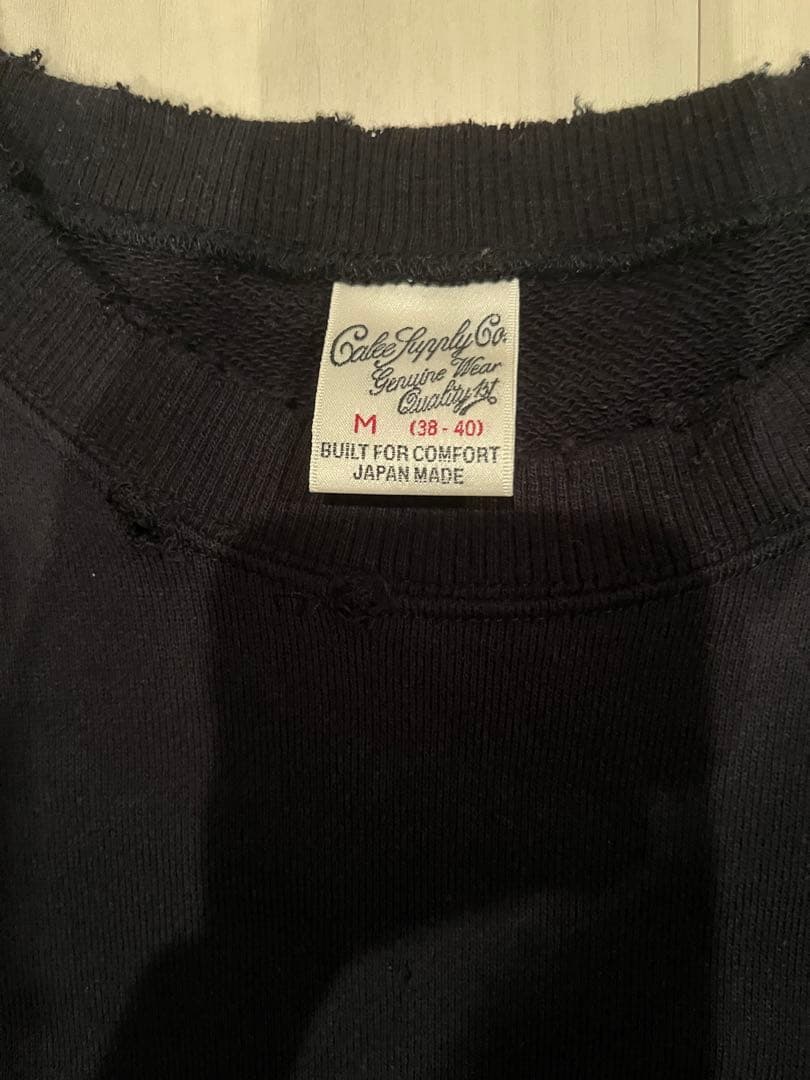 CALEE FOAMING LOGO CREW NECK SW M 山田蓮