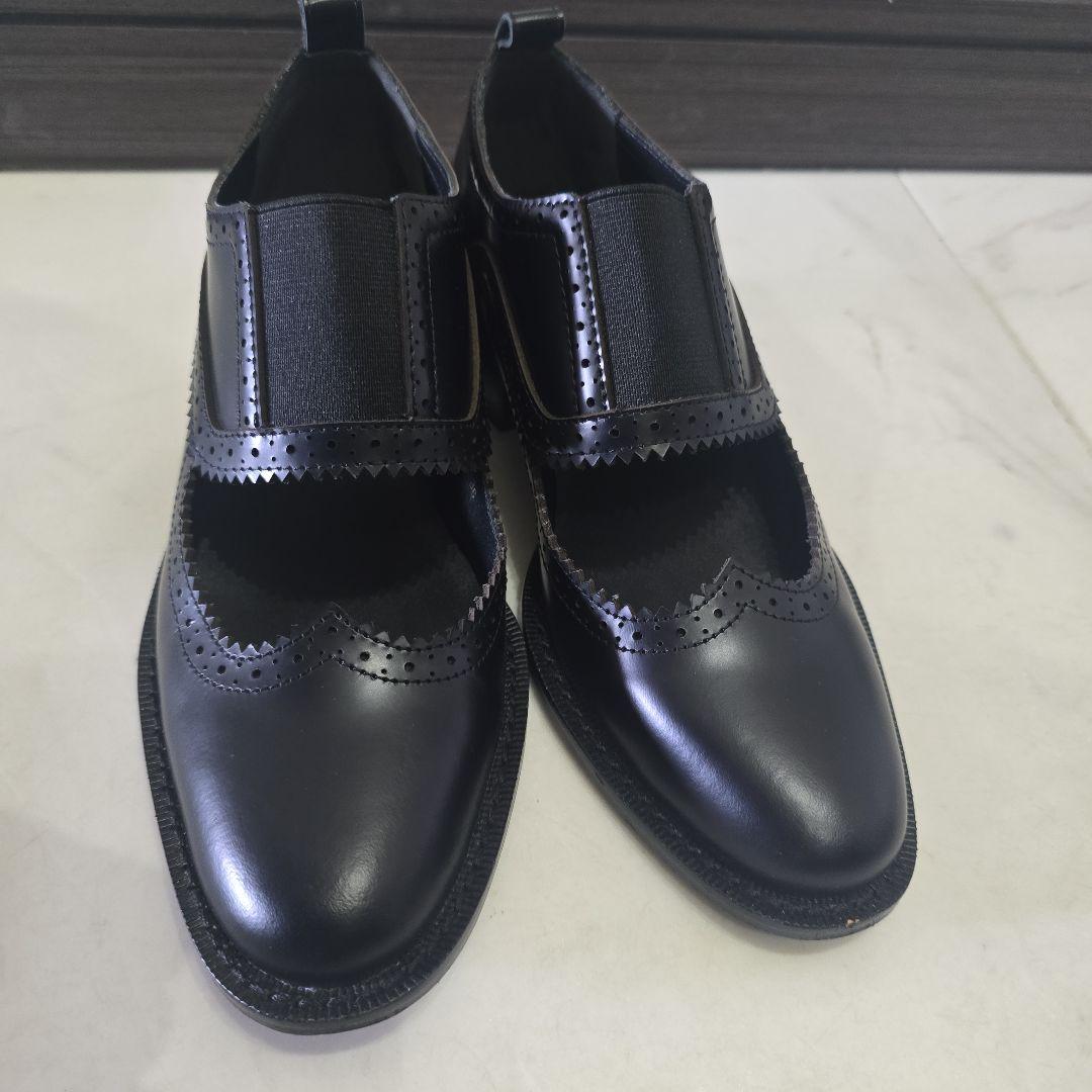 rim.ark Cut out wing tip shoes　ボートネックネット