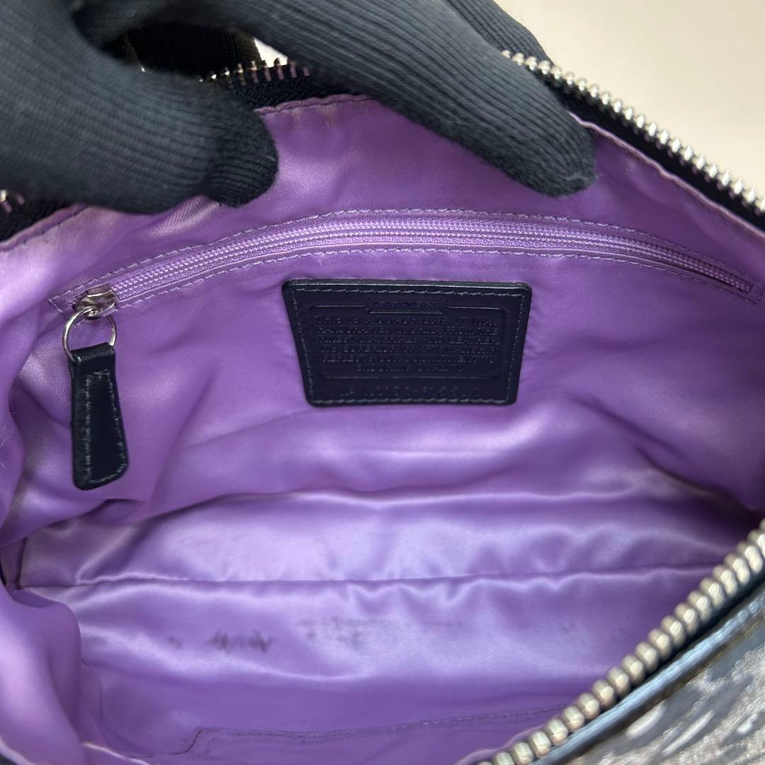 バッグ Coach Shoulder Bag 2way Leopard lame Y2k