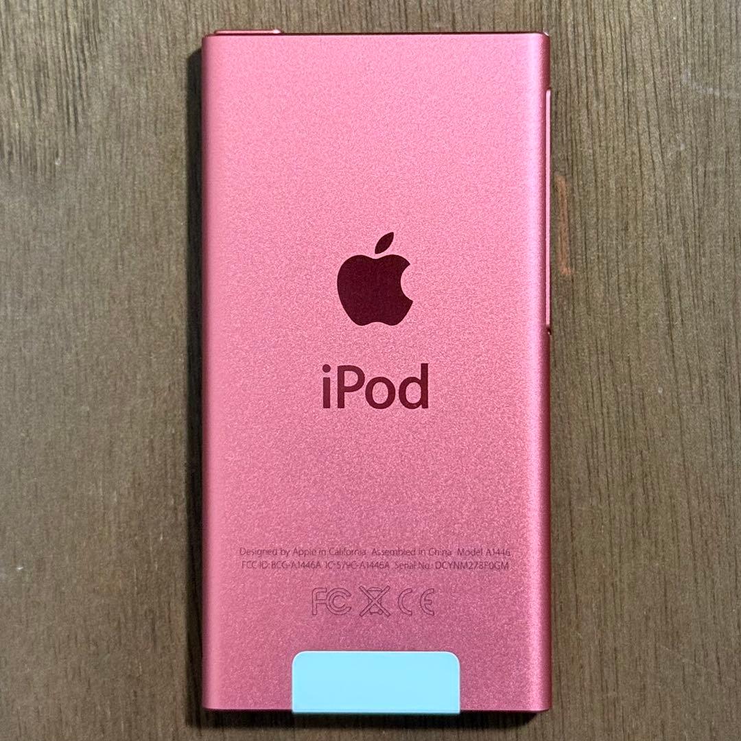 Apple iPod nano（第7世代）ピンク 16GB　シリコンカバー付き