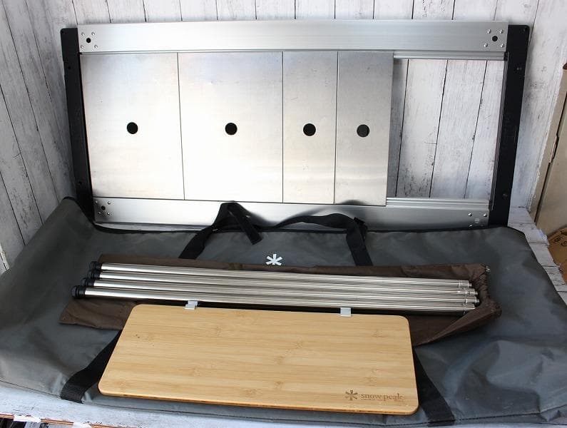 スノーピーク IGTテーブル フレームロング 830脚 リッドトレー バッグ付き