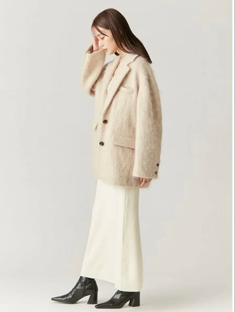 最終お値下げ！【新品】FRAY I.D テーラードオーバージャケットコート