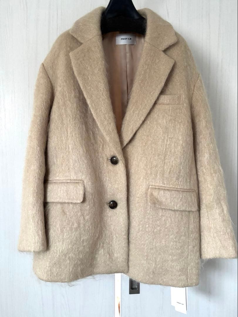 最終お値下げ！【新品】FRAY I.D テーラードオーバージャケットコート