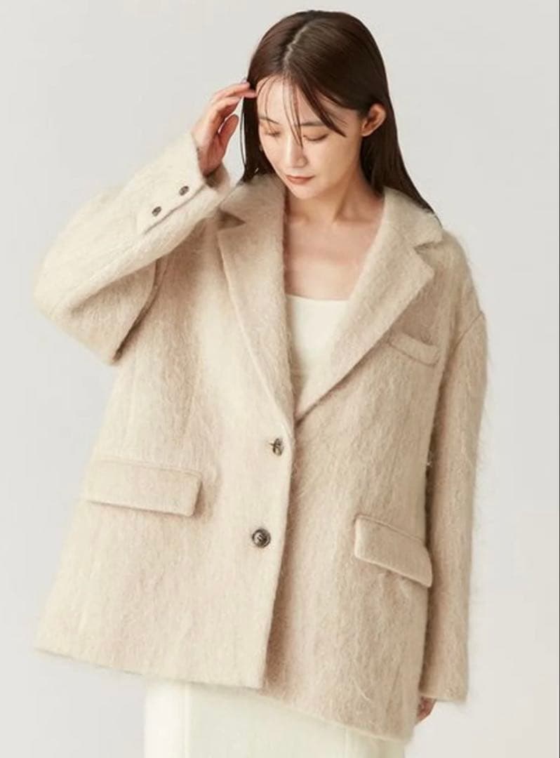 最終お値下げ！【新品】FRAY I.D テーラードオーバージャケットコート