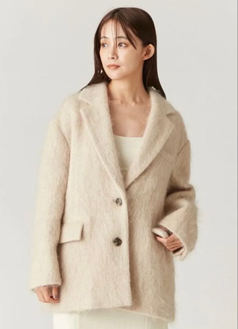 最終お値下げ！【新品】FRAY I.D テーラードオーバージャケットコート