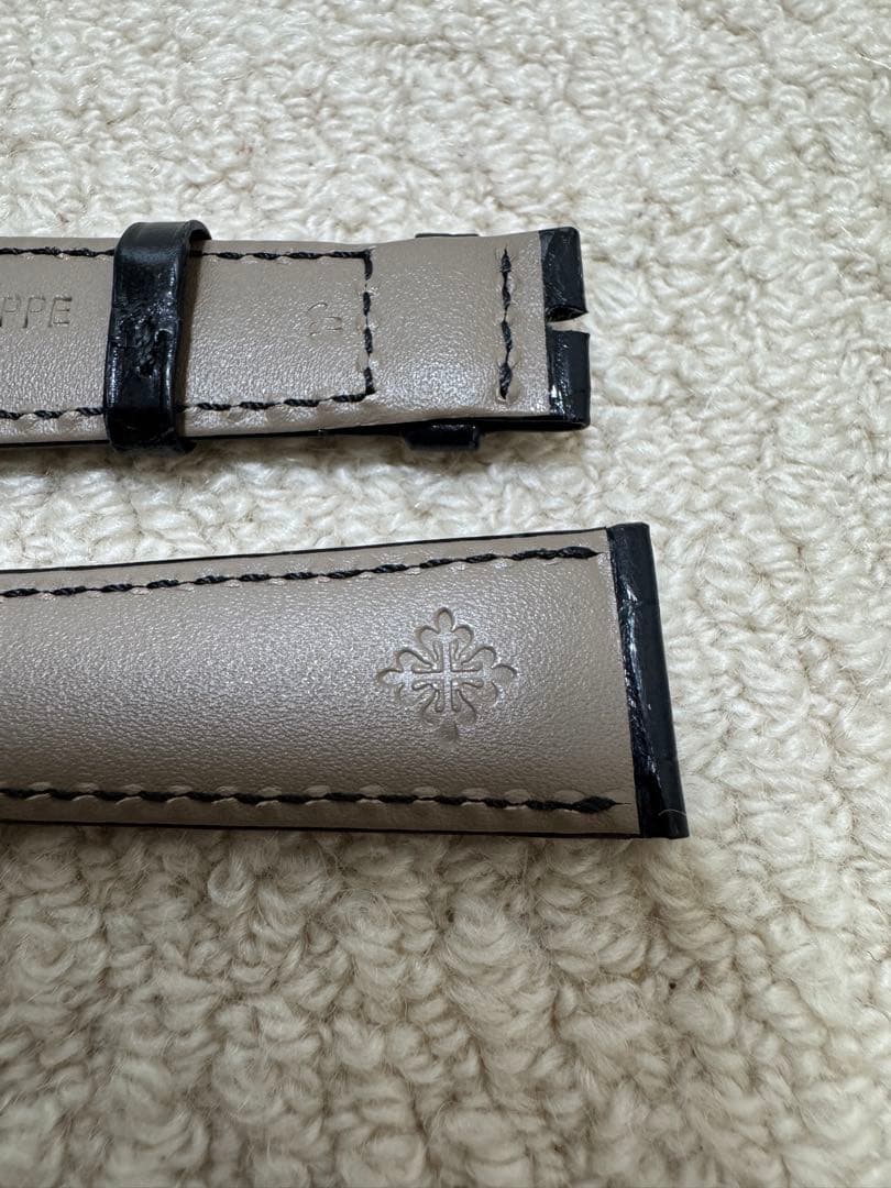 Patek Philippe ブラックレザーベルト