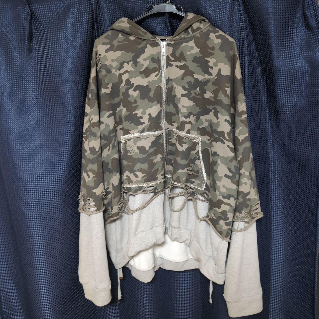 【あ】neith. Layered Crush Hoodie