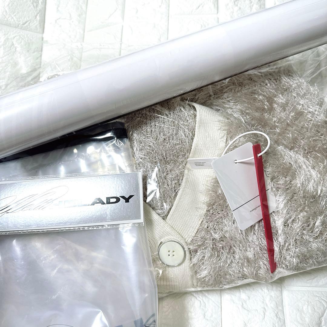 トップス basic shaggy cardigan