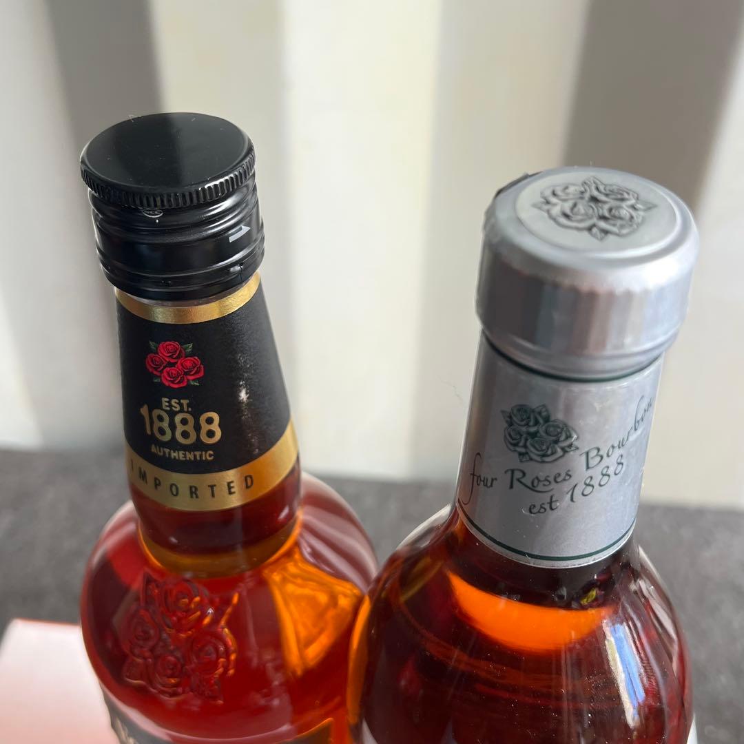 A95未開栓✨　Four Roses Bourbon ウイスキー　モルトグレーン