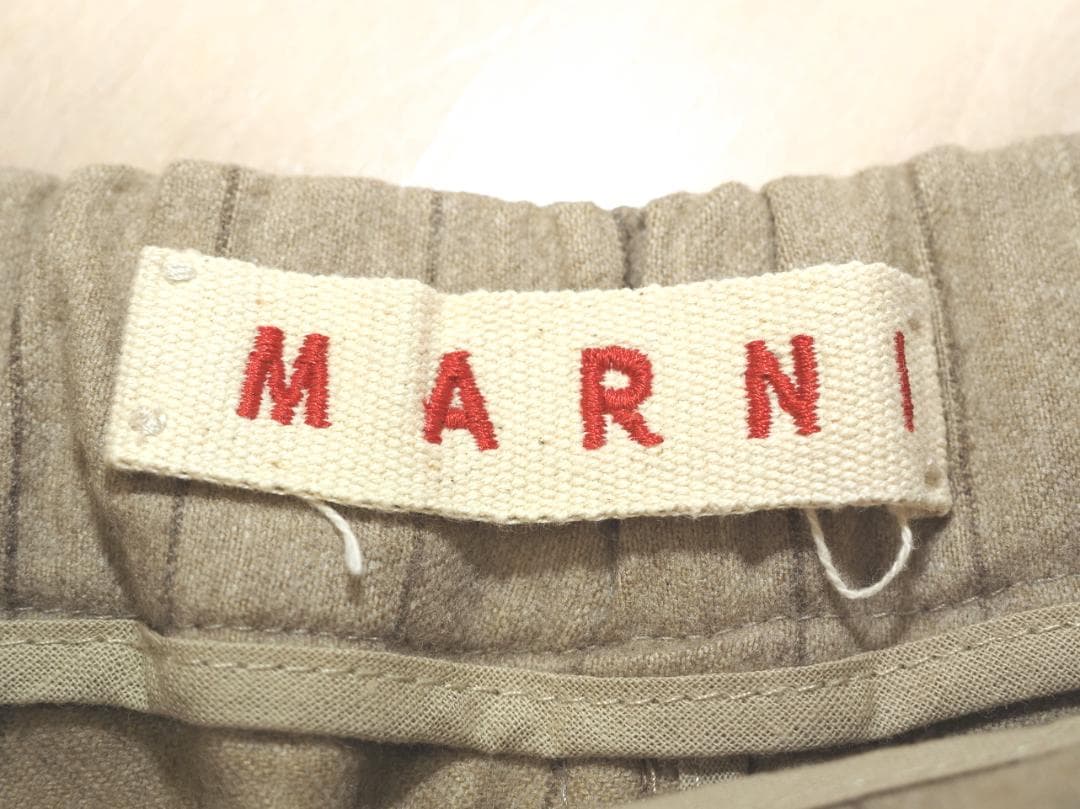 ビンテージ03SSアーカイブ marni マルニ クロップドサルエルパンツ46