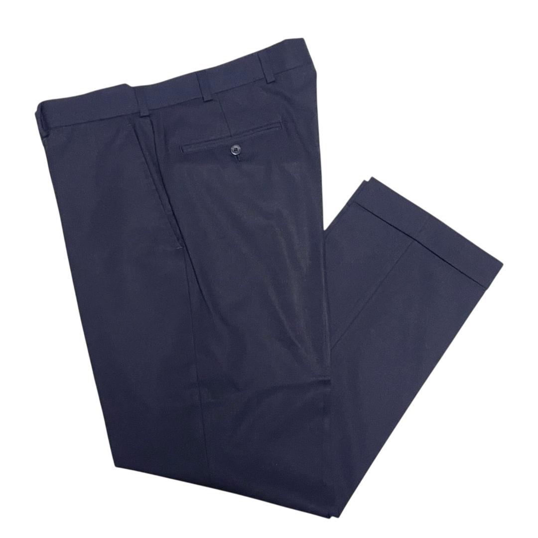 ブルックスブラザーズ カノニコ スーツ 40 W34 ダークネイビー 無地