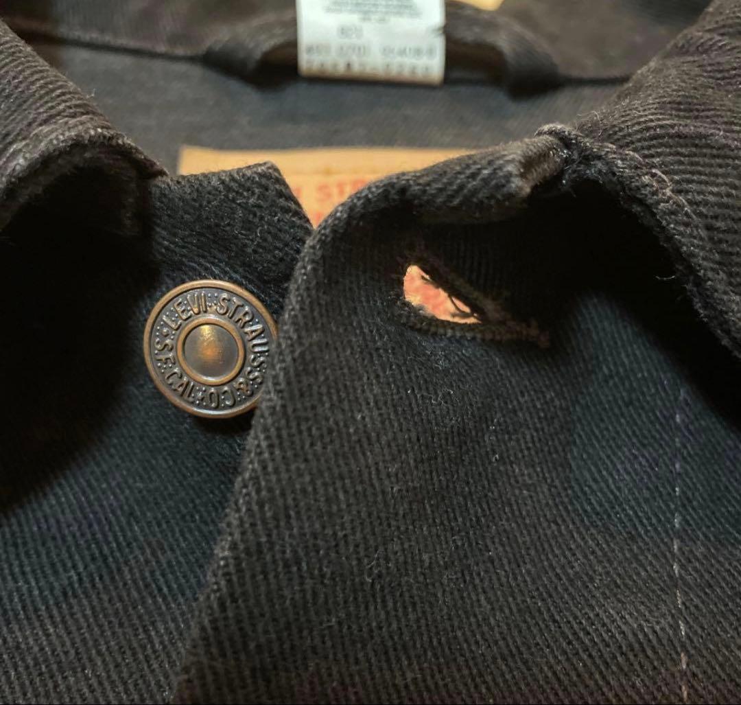 Levi's 70507 0260 ブラックデニムジャケット