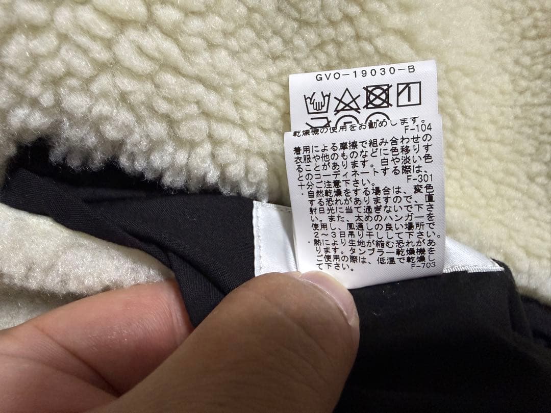 ADAM ET ROPEモッズコート/コットン/ライナー付き/ボア