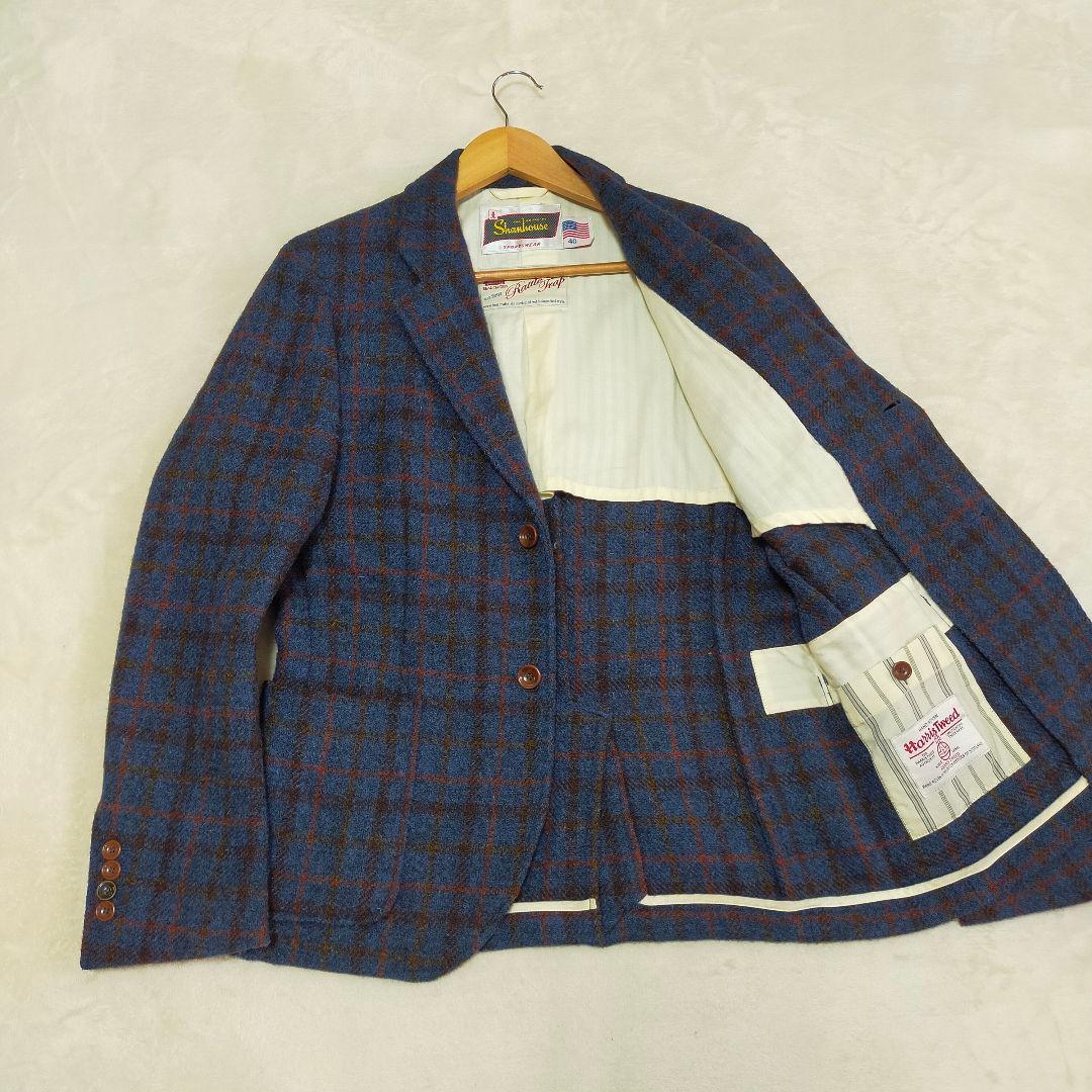 美品　HARRISTWEED×RATTLE TRAP　40　テーラードジャケット