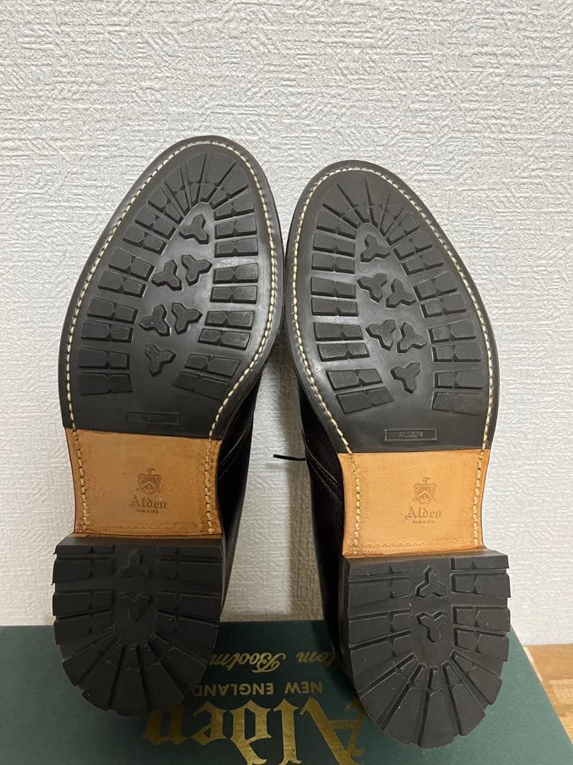 ほぼ新品 オールデン グレインレザー 941C US7.5D プレーントゥ