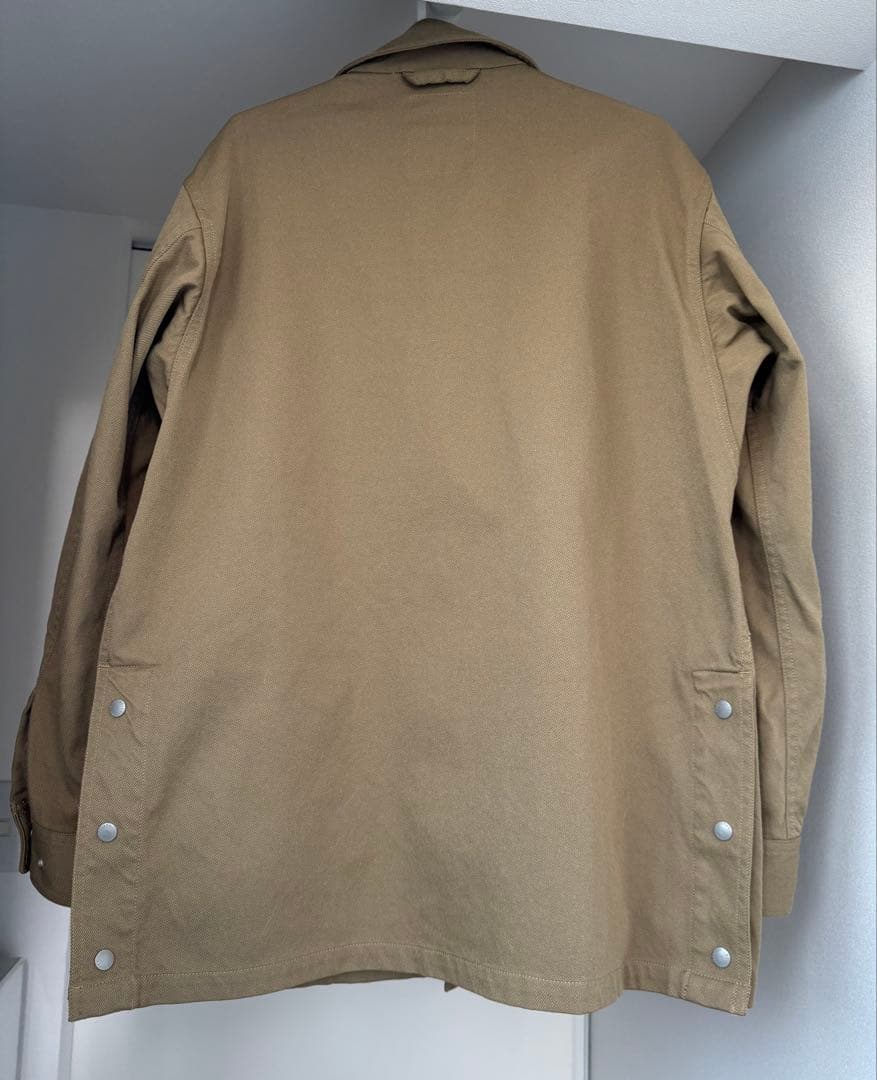 極美品☆ガレージグリーンワークス　カバーオール　ワークジャケット ベージュ M