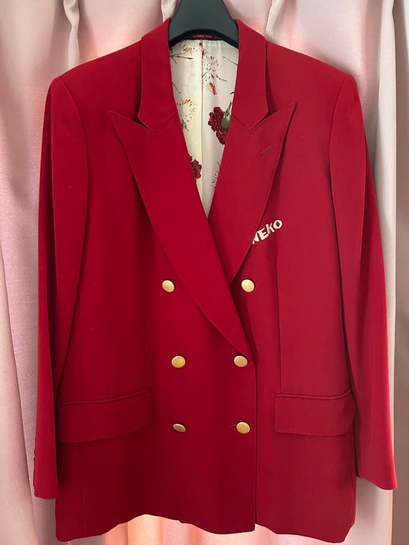 カネコイサオ ジャケット 赤 ☆ 未着用